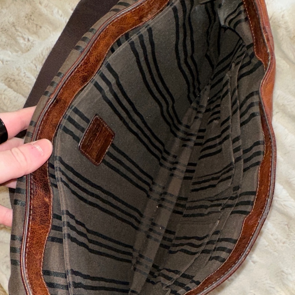 Frye Genuine Leather Messenger Bag - Picture 10 of 14